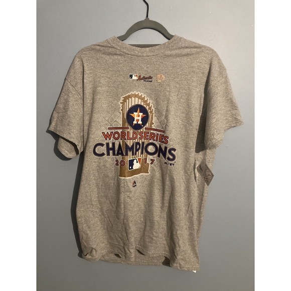 Houston Astros Majestic Men's 2017 World Series Champions Locker Room T-Shirt M - Picture 1 of 7